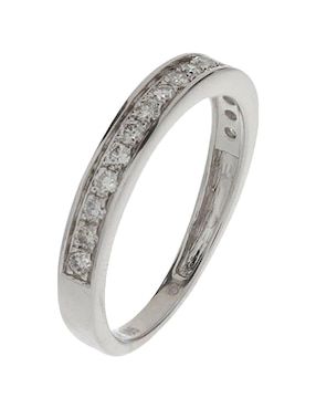Churumbela de oro blanco 14 k Jayda diamante