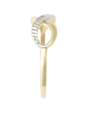 Anillo Sini 14 k de oro amarillo pulido