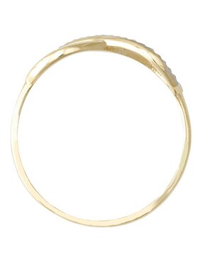 Anillo Sini 14 k de oro amarillo pulido