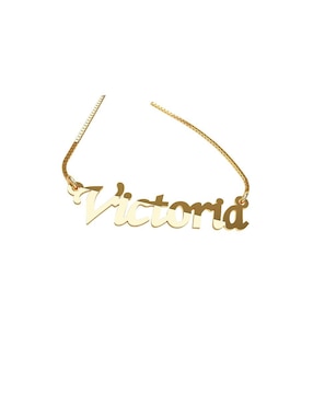 Dije De Letras Fonelli De Oro Amarillo 14 K