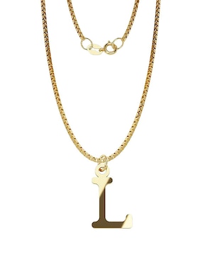 Dije De Letras Fonelli De Oro 14 K