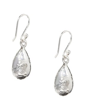 Aretes E&N Cherny de plata P 925 con acabado brillante