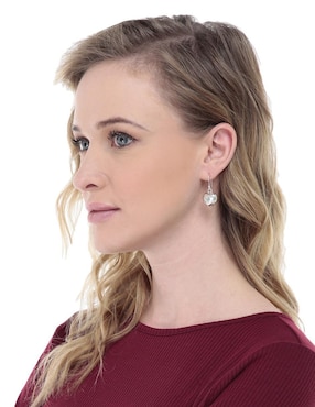 Aretes E&N Cherny de plata P 925 con acabado brillante