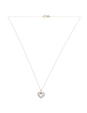 Colgante Y Dije De Corazón Jayda De Oro 14 K Diamante