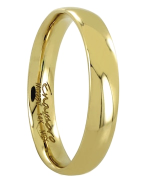 Argolla de oro 14 k D Cadena