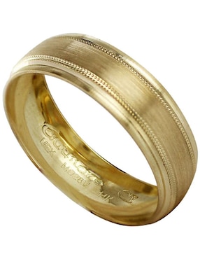 Argolla De Oro Amarillo 14 K D Cadena