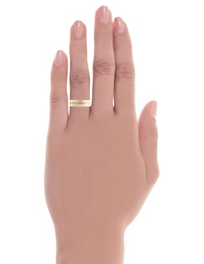 Argolla de oro 14 k D Cadena