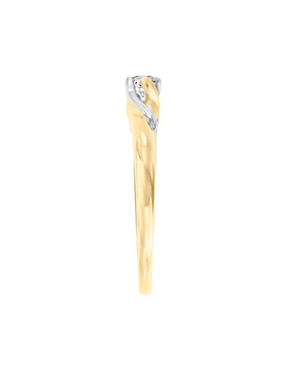 Solitario de oro 14 k Klamore Enya diamante