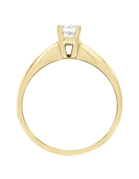 Solitario de oro 18 k Klamore Lucca diamante