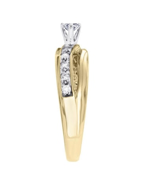 Solitario de oro 14 k Klamore Union diamante