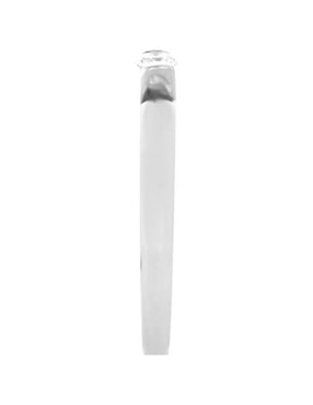 Solitario de oro blanco 14 k Valessa diamante