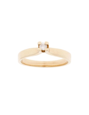 Solitario De Oro 14 K IDC Diamante