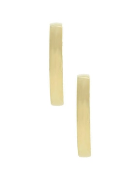 Aretes Huggies Del Pia De Oro Amarillo 14 K