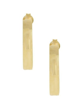 Aretes Huggies Del Pia De Oro Amarillo 14 K