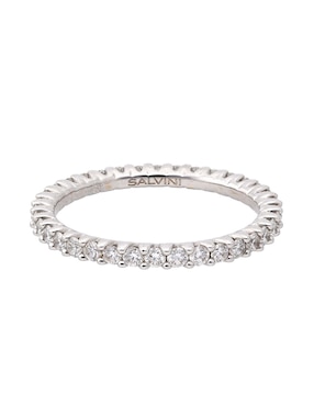 Anillo Salvini 18 k de oro diamante pavé