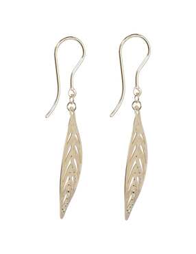 Aretes Unoaerre de oro con acabado brillante