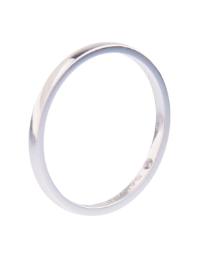 Argolla de oro blanco 18 k Salvini