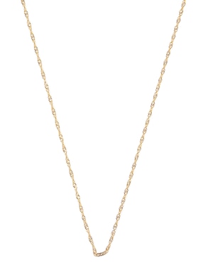 Collar Sini de oro amarillo 14 K