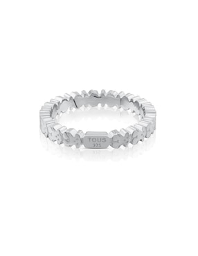 Anillo Tous Straight P 925 de plata brillante