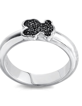 Anillo de oso Tous Gen P 925 de plata espinela brillante