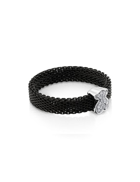 Anillo de oso Tous Icon Mesh diamante brillante