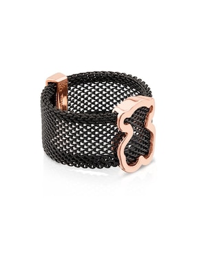 Anillo de oso Tous Icon Mesh brillante