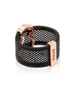 Anillo de oso Tous Icon Mesh brillante