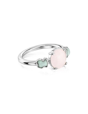 Anillo de oso Tous Icon Color P 925 de plata amazonita brillante