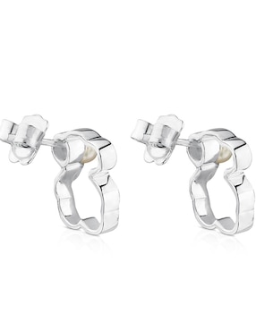 Broqueles Tous de plata P 925 con acabado lustre perla