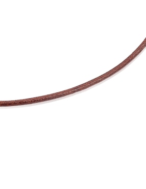 Collar Tous de piel