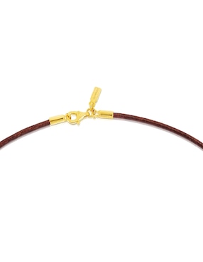 Collar Tous de piel