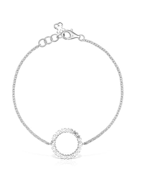 Brazalete Tous P 925 Straight con acabado pulido