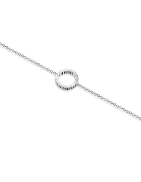 Brazalete Tous P 925 Straight con acabado pulido