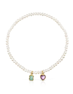 Brazalete Tous P 925 Glory con acabado liso
