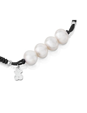 Brazalete Tous P 925 Pearls con acabado liso