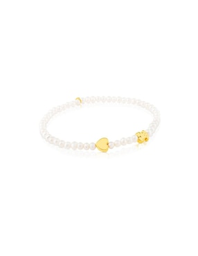 Pulsera De Oro 18 K Tous XXS Sweet Dolls Perla