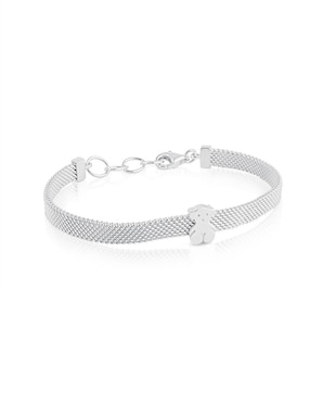 Pulsera Tous Mesh De Plata P925 Pulido