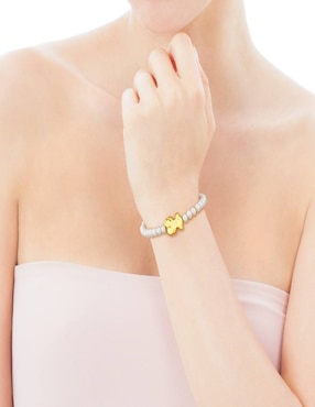 Brazalete Tous de oro con perla 18 k Sweet Dolls