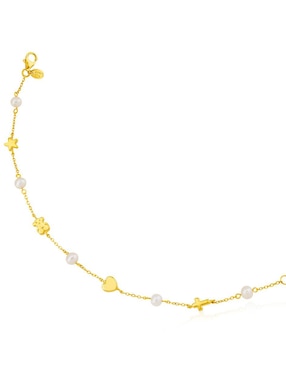 Pulsera De Oro 18 K Tous Sweet Dolls XXS Perla