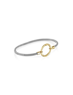 Pulsera De Oro 18 K Tous Hold Texturizada