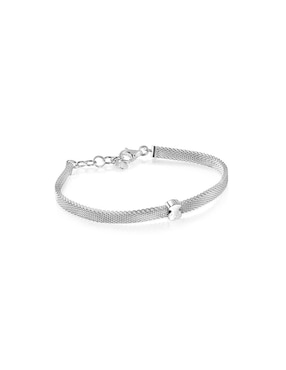 Pulsera De Plata P925 Tous Real Sisy Texturizado