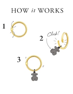 Dije circular Tous de plata P 925