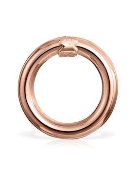 Dije Circular Tous De Plata Vermeil Rosa P925