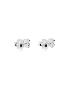 Broqueles Tous de plata P 925 con acabado pavé perla