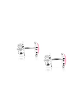 Broqueles Tous de plata P 925 con acabado lustre cuarzo