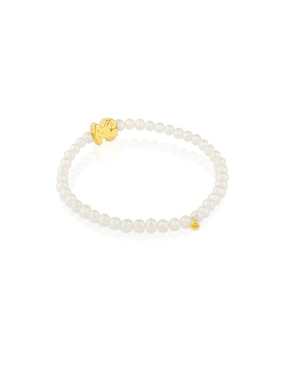 Brazalete Tous de oro 18 K Sweet Dolls con acabado brillante