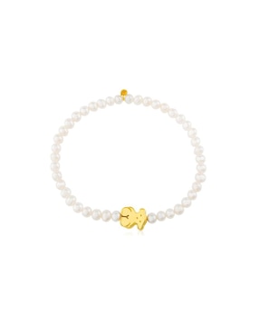 Brazalete Tous de oro 18 K Sweet Dolls con acabado brillante