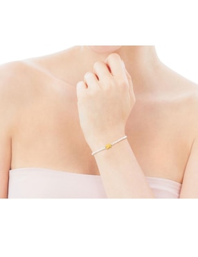 Brazalete Tous de oro 18 K Sweet Dolls con acabado brillante