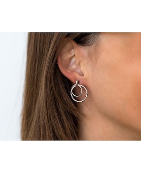 Aretes Silvex Spa de plata P 925 con acabado brillante