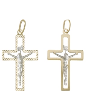 Dije de cruz Sini de oro 14 K